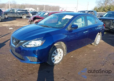 2017 Nissan Sentra S z USA, uszkodzony, nr VIN 3N1AB7AP1HY332455